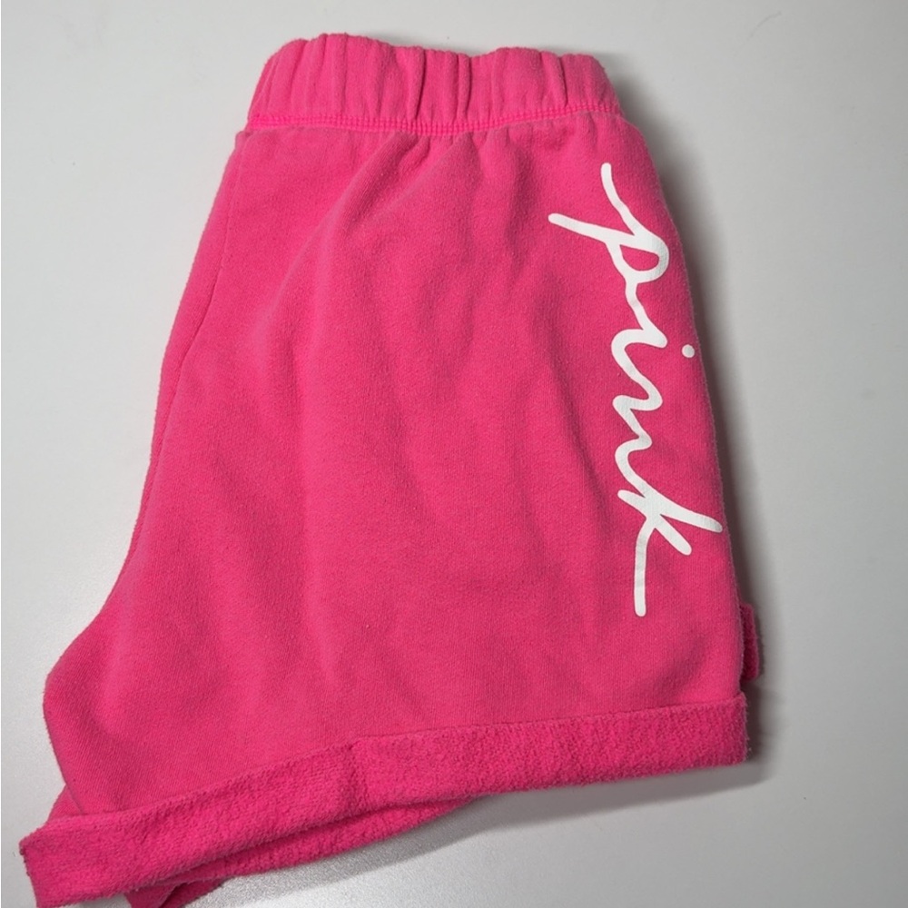 PINK Victoria's Secret Hot Pink Pajama Shorts